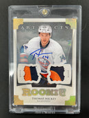 2013 UPPER DECK ARTIFACTS - ROOKIE - GOLD - T. HICKEY - #195 - #'D/3 - DUAL RELIC - AUTOGRAPH - RC