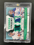 2013 UPPER DECK ARTIFACTS - TUNDRA TANDEMS - E. NABOKOV / N. KHABIBULIN - #TT-NK - #'D/36 - DUAL RELIC