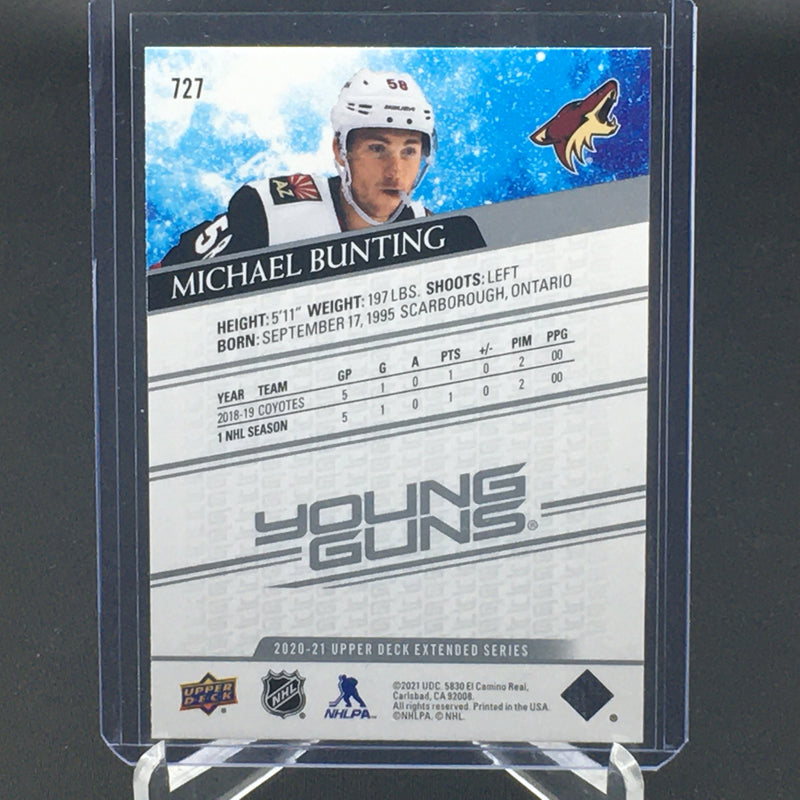 2020 UPPER DECK EXTENDED SERIES - YOUNG GUNS - M. BUNTING -