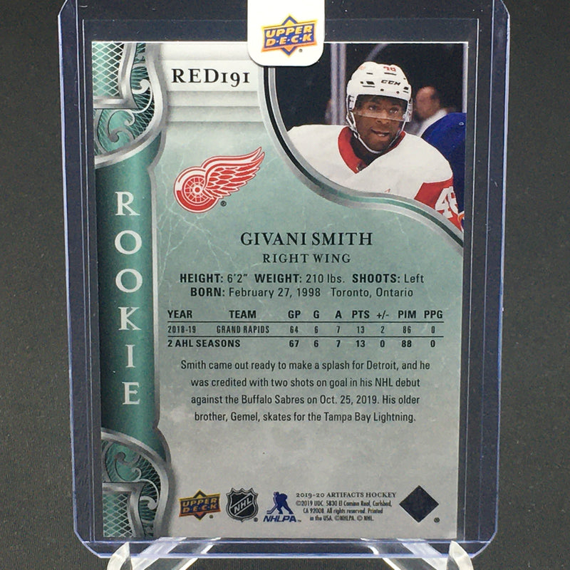2019 UPPER DECK ARTIFACTS - G. SMITH - #RED191 - #'D/999 - RC