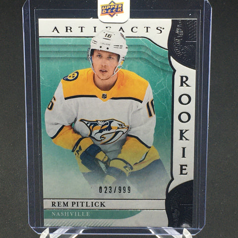 2019 UPPER DECK ARTIFACTS - R. PITLICK - #RED197 - #'D/999 - RC