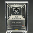 2019 PANINI CERTIFIED - NEW GENERATION - J. JACOBS - #NG-JJ - #'D/25 - RELIC