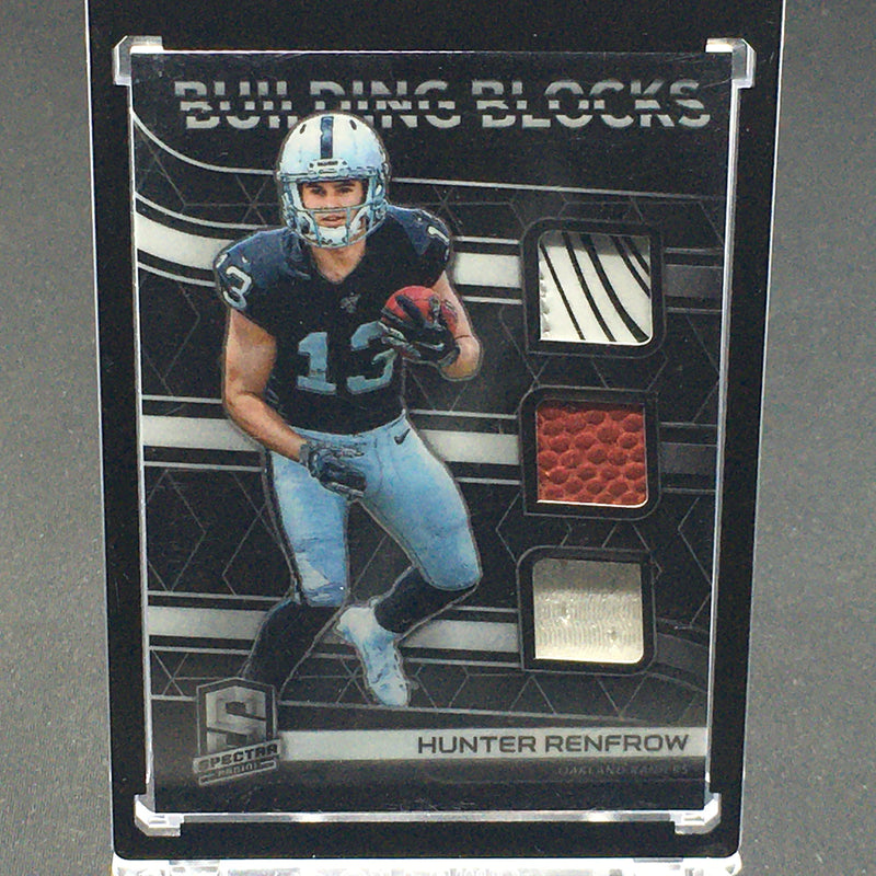2019 PANINI SPECTRA - BUILDING BLOCKS - H. RENFROW - #BB25 - #'D/99 - TRIPLE RELIC