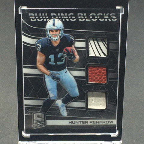 2019 PANINI SPECTRA - BUILDING BLOCKS - H. RENFROW - #BB25 - #'D/99 - TRIPLE RELIC