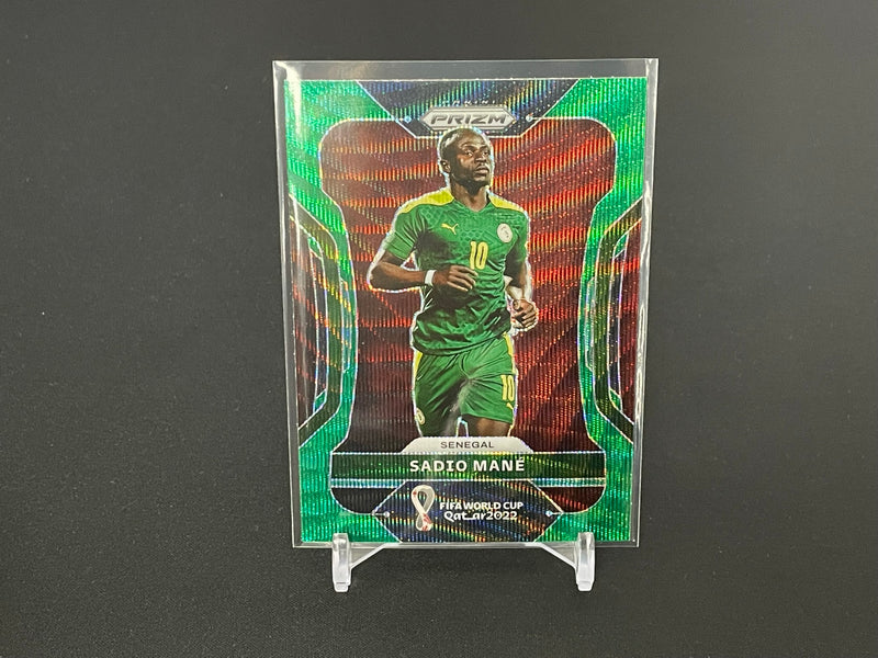 2022 PANINI PRIZM FIFA WORLD CUP QATAR - GREEN WAVE PRIZM - S. MANE -