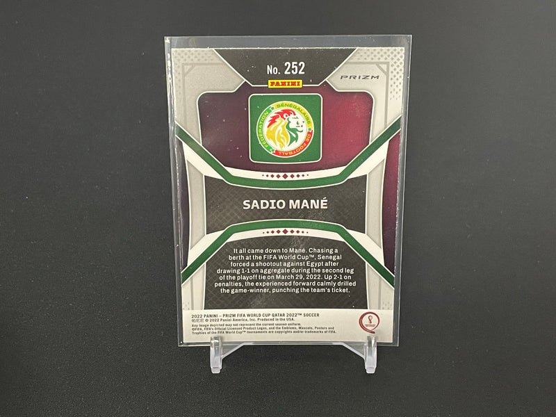 2022 PANINI PRIZM FIFA WORLD CUP QATAR - GREEN WAVE PRIZM - S. MANE -