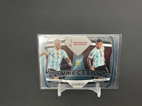 2022 PANINI PRIZM FIFA WORLD CUP QATAR - CONNECTIONS - R. DE PAUL / L. PAREDES - #22
