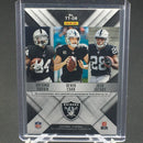 2019 PANINI XR - TEAM TRIOS - A. BROWN/ D. CARR/ J. JACOBS - #TT-OR - #'D/49 - TRIPLE RELIC
