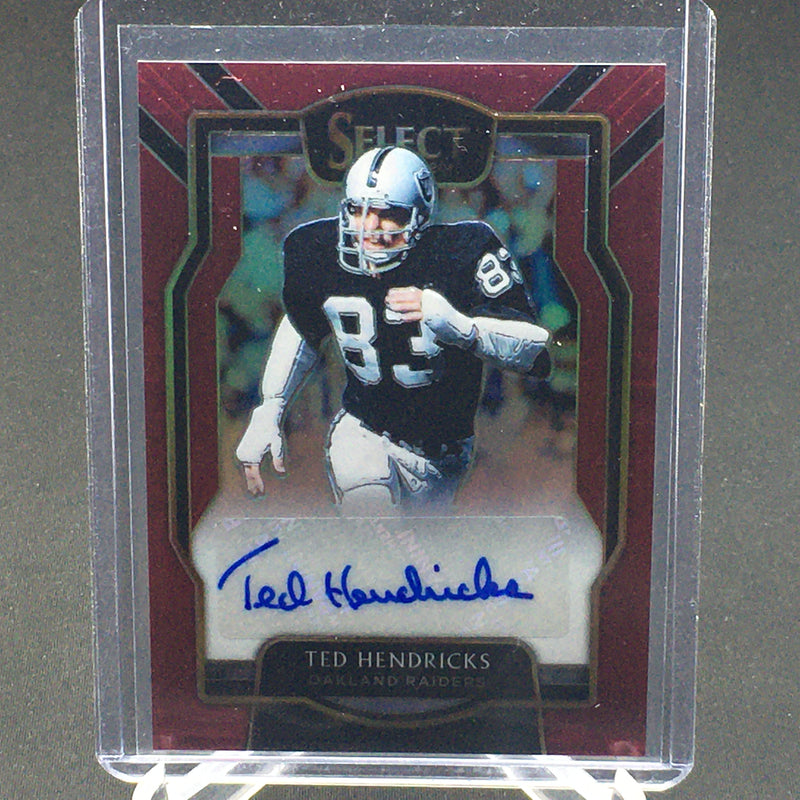 2019 PANINI SELECT - RED PRIZM - T. HENDRICKS - #SP-TH - #'D/20 - AUTOGRAPH