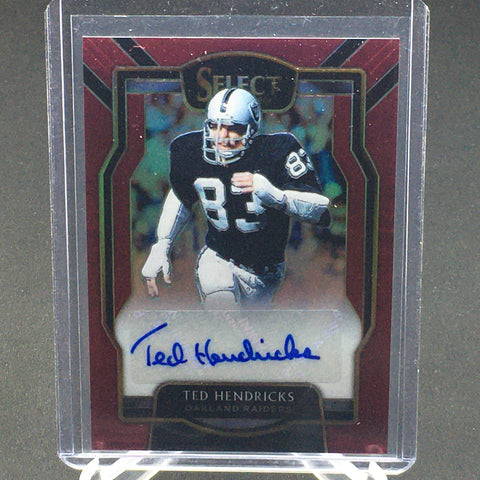 2019 PANINI SELECT - RED PRIZM - T. HENDRICKS - #SP-TH - #'D/20 - AUTOGRAPH