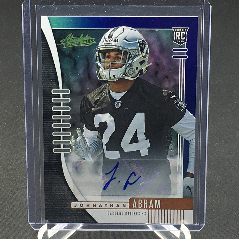 2019 PANINI ABSOLUTE - J. ABRAM - #182 - #'D/35 - AUTOGRAPH - RC
