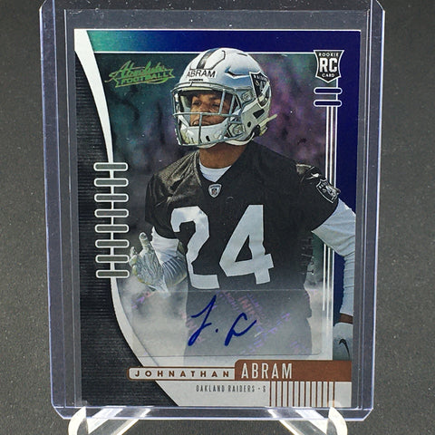 2019 PANINI ABSOLUTE - J. ABRAM - #182 - #'D/35 - AUTOGRAPH - RC