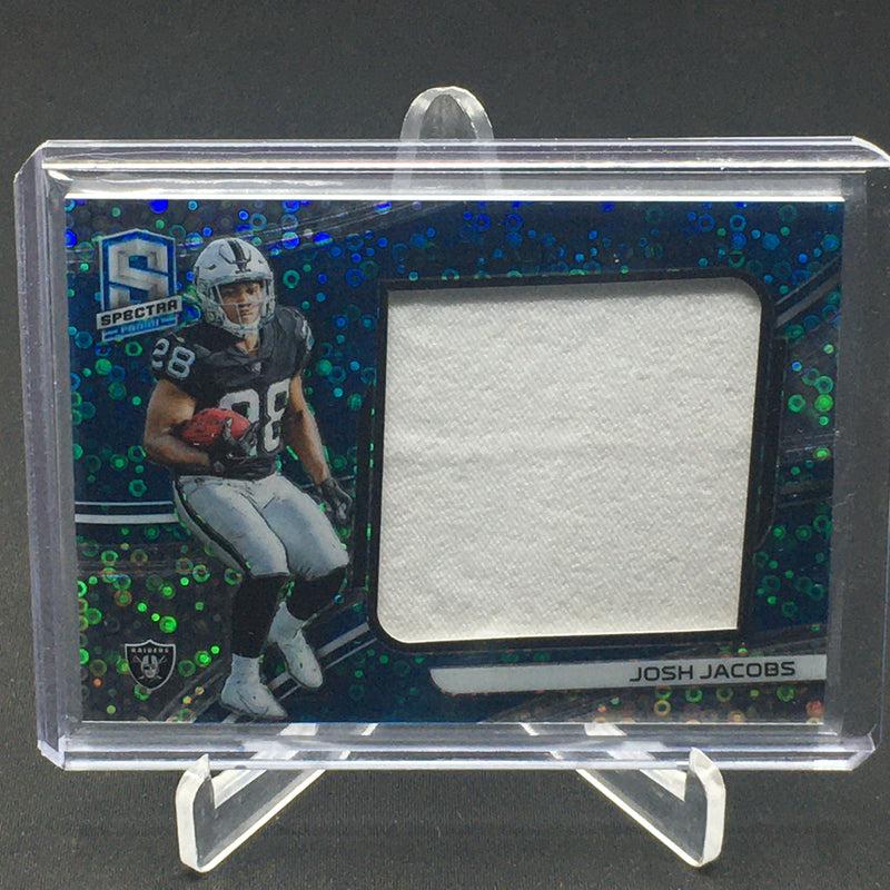 2019 PANINI SPECTRA - NEON BLUE PRIZM - MONUMENTAL - J. JACOBS - #MM-8 - #'D/99 - RELIC