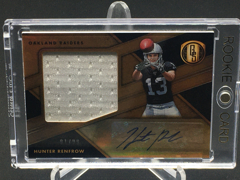 2019 PANINI GOLD STANDARD - H. RENFROW - #324 - #'D/99 - RELIC - AUTOGRAPH