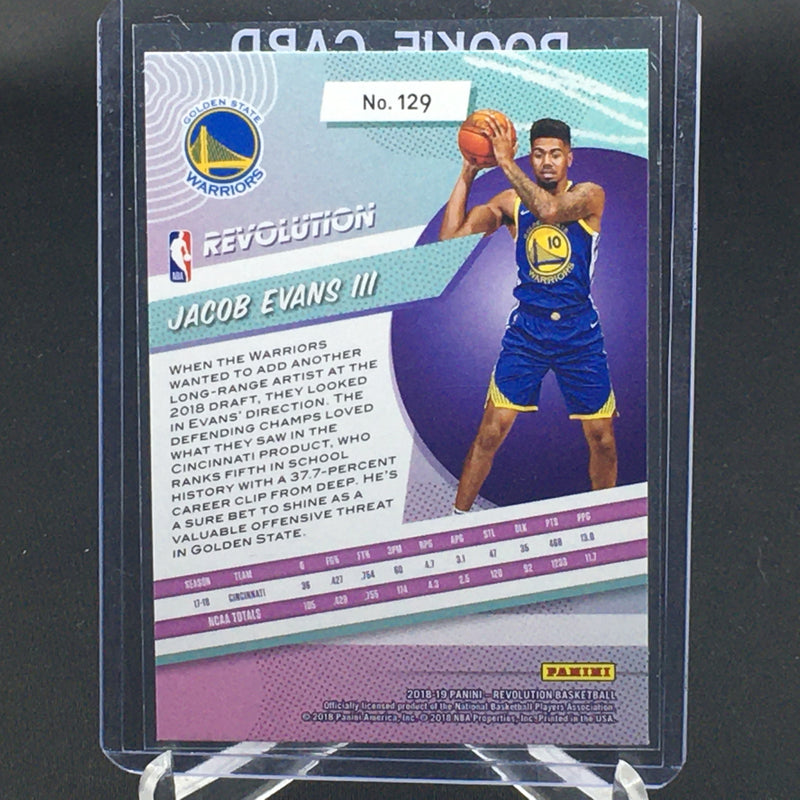 2018 PANINI REVOLUTION - J. EVANS III -