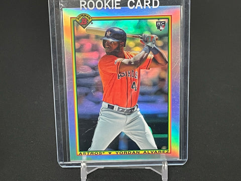 2020 TOPPS BOWMAN CHROME - 1990 BOWMAN - Y. ALVAREZ - #90B-YA - RC