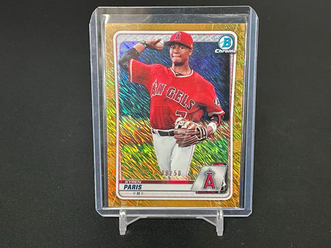 2020 TOPPS BOWMAN CHROME - GOLD SHIMMER - K. PARIS - #BCP-246 - #'D/50