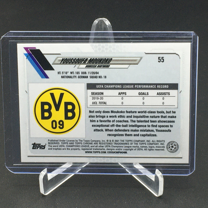 2020 TOPPS CHROME - Y. MOUKOKO -