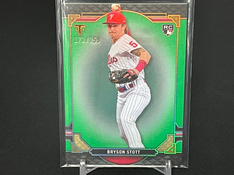 2022 TOPPS TRIPLE THREADS - GREEN - B. SCOTT - #61 - #'D/259 - RC