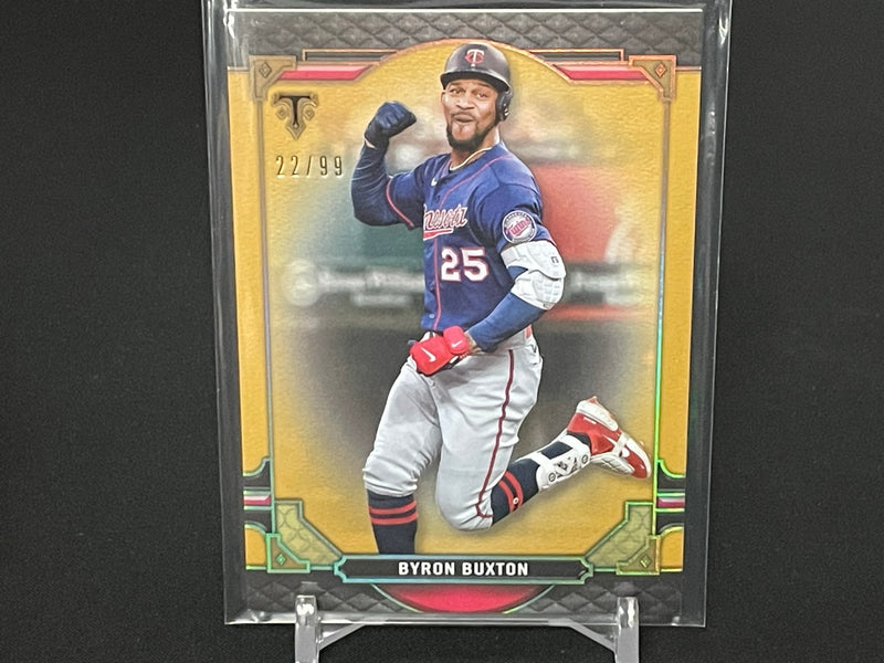 2022 TOPPS TRIPLE THREADS - YELLOW - B. BUXTON - #31 - #'D/99
