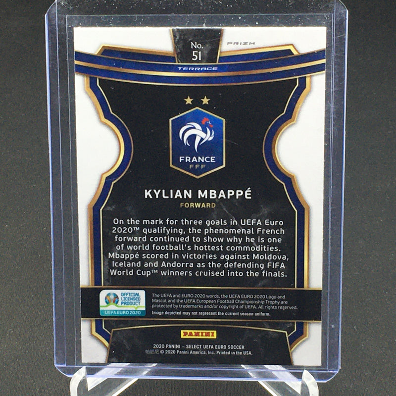 2020 PANINI SELECT UEFA EURO - TERRACE - TRI-COLOR PRIZM - K. MBAPPE -