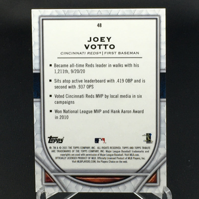 2021 TOPPS TRIBUTE - J. VOTTO -