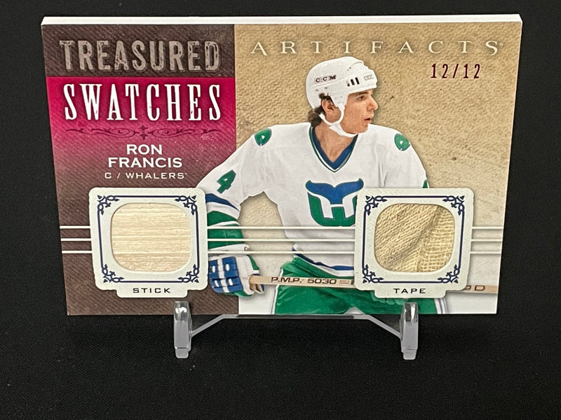 2014 UPPER DECK ARTIFACTS - RUBY - TREASURED SWATCHES - R. FRANCIS - #TS-RF - #'D/12