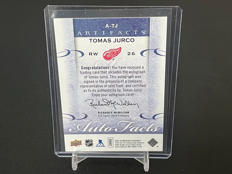 2014 UPPER DECK ARTIFACTS - AUTOFACTS - T. JURCO -