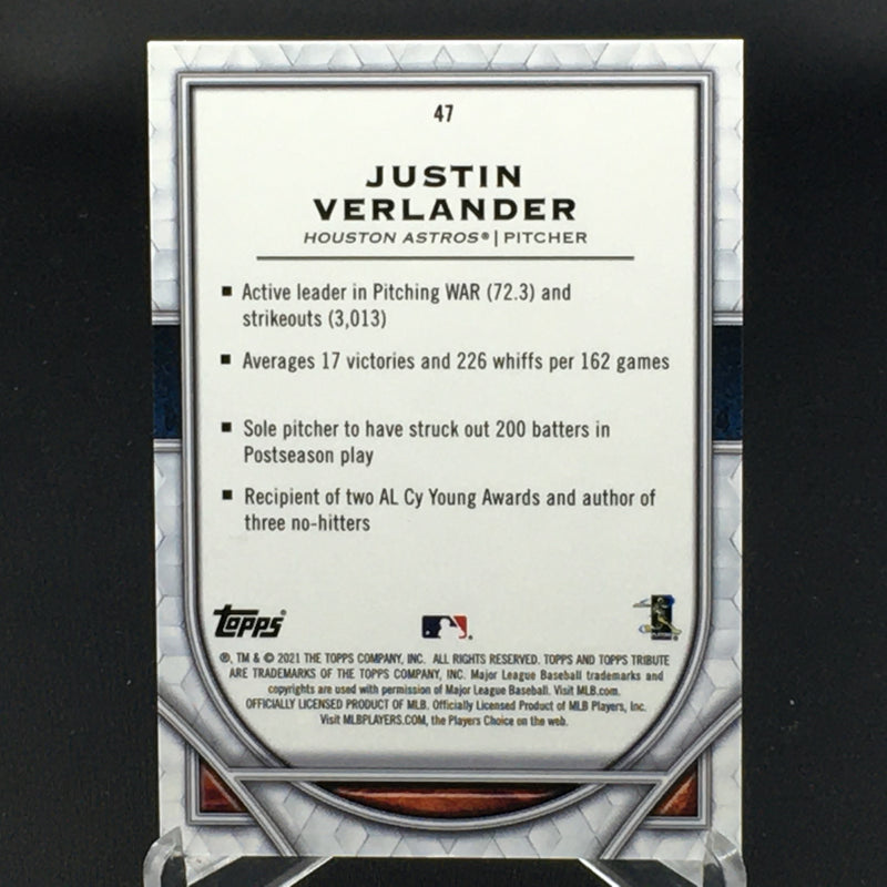 2021 TOPPS TRIBUTE - G. SPRINGER -