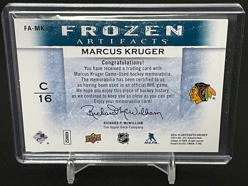 2014 UPPER DECK ARTIFACTS - FROZEN ARTIFACTS - M. KRUGER -