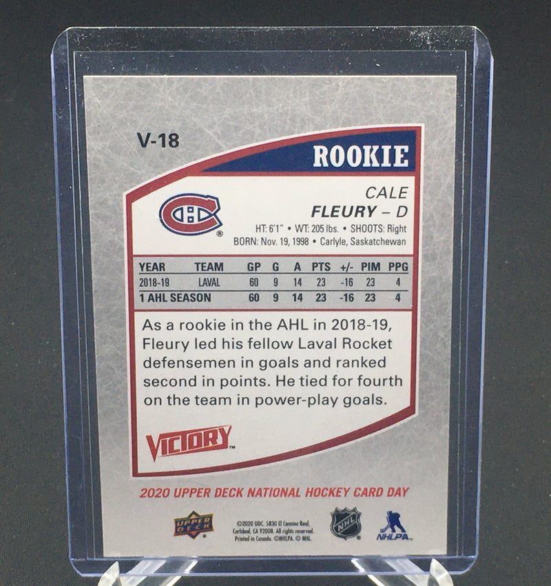 2020 UPPER DECK NATIONAL HOCKEY CARD DAY - C. FLEURY -