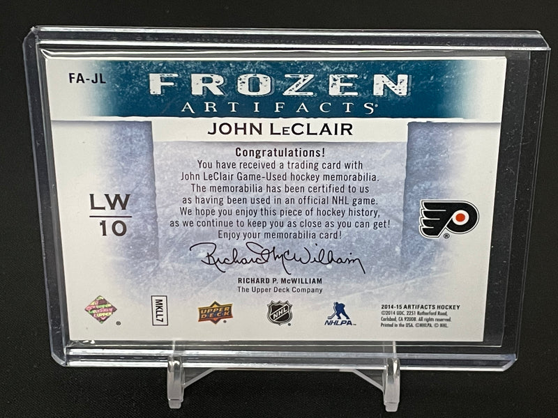 2014 UPPER DECK ARTIFACTS - FROZEN ARTIFACTS - J. LeCLAIR -