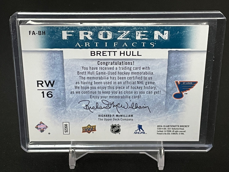 2014 UPPER DECK ARTIFACTS - FROZEN ARTIFACTS - B. HULL -