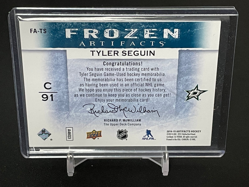 2014 UPPER DECK ARTIFACTS - FROZEN ARTIFACTS - T. SEGUIN -