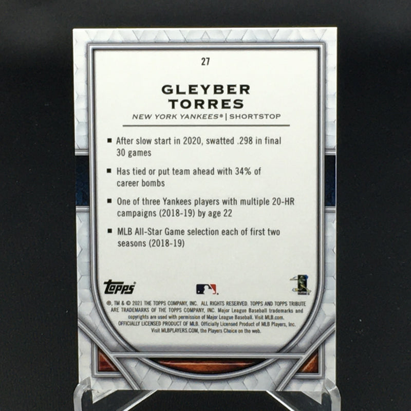 2021 TOPPS TRIBUTE - G. TORRES -