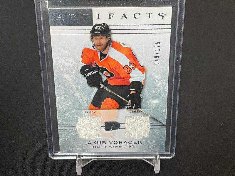2014 UPPER DECK ARTIFACTS - J. VORACEK - #37 - #'D/125 - DUAL RELIC