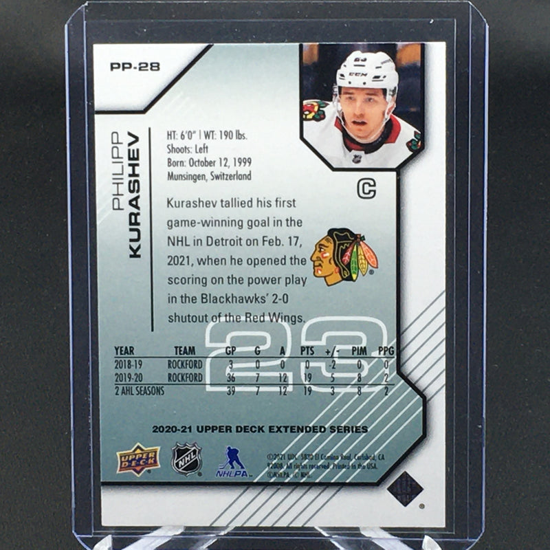 2020 UPPER DECK EXTENDED SERIES - PROS & PROSPECTS - P. KURASHEV - #PP-28 - #'D/1000