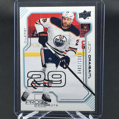2020 UPPER DECK EXTENDED SERIES - PROS & PROSPECTS - L. DRAISAITL - #PP-1 - #'D/1000