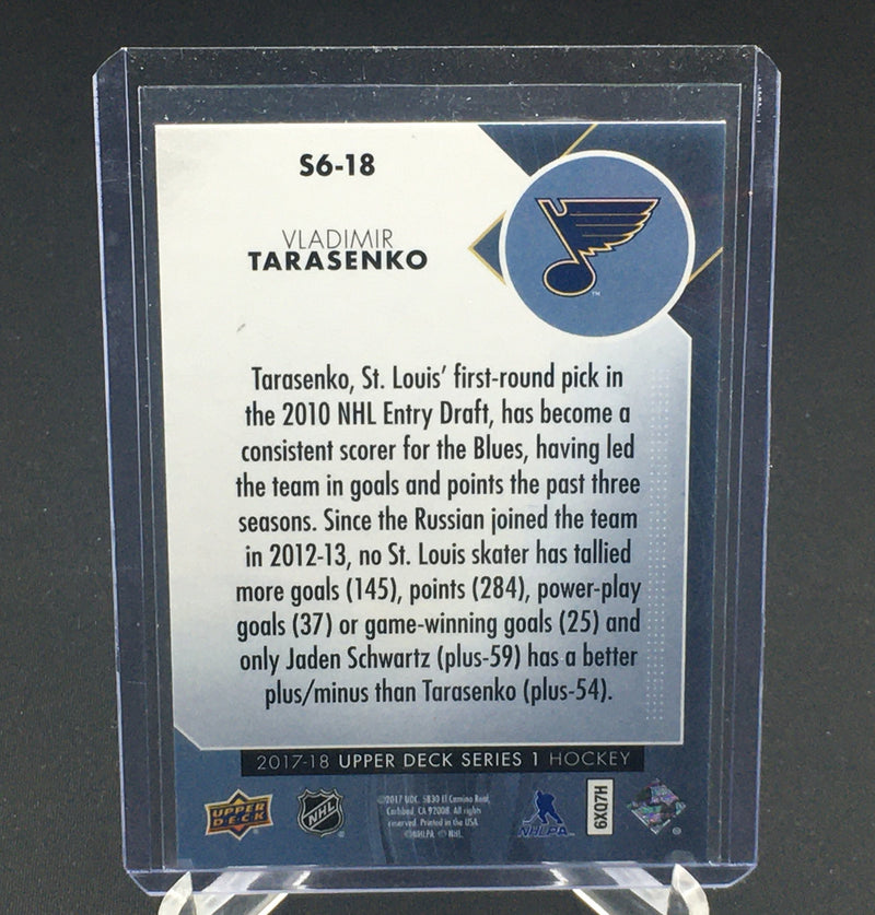 2017 UPPER DECK SERIES ONE - THE SECOND SIX - V. TARASENKO -