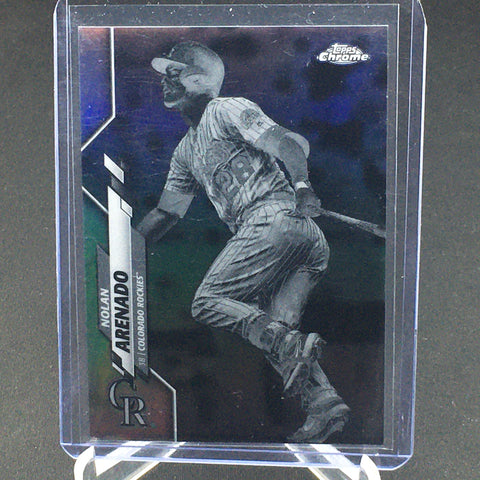 2020 TOPPS CHROME - NEGATIVE REFRACTOR - N. ARENADO - #174