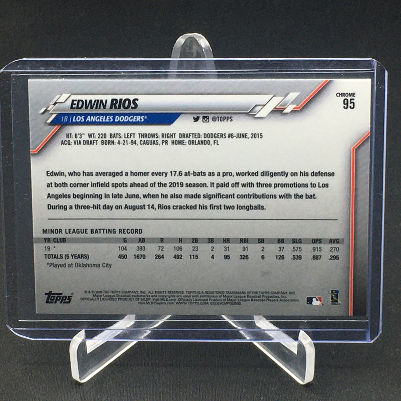 2020 TOPPS CHROME - E. RIOS -