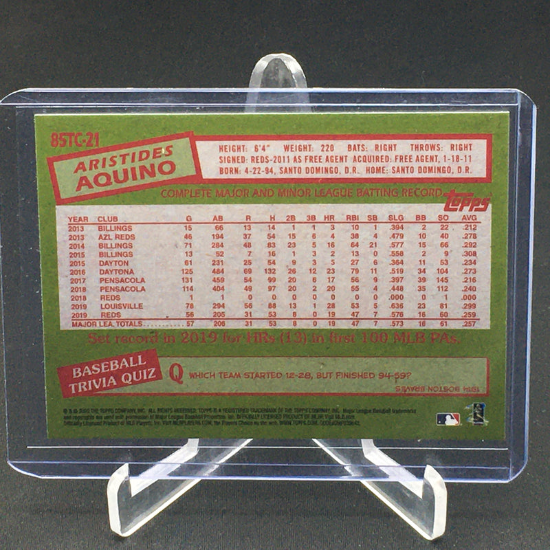 2020 TOPPS -  35TH ANNIVERSARY - CHROME - A. AQUINO -