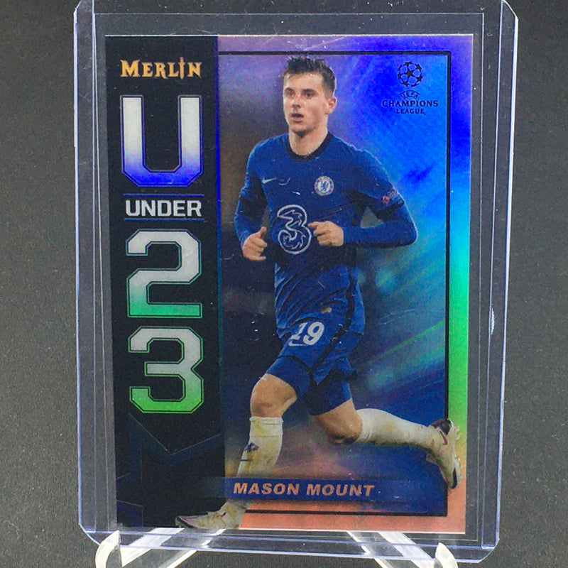2021 TOPPS MERLIN UEFA CHAMPION'S LEAGUE - U UNDER 23 - M. MOUNT -