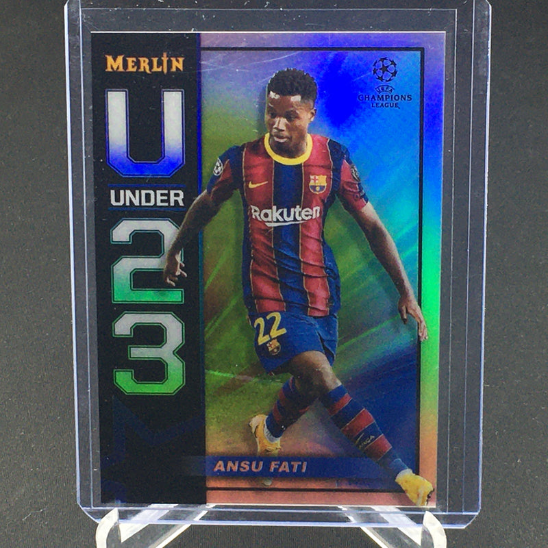 2021 TOPPS MERLIN UEFA CHAMPION'S LEAGUE - U UNDER 23 - A. FATI -