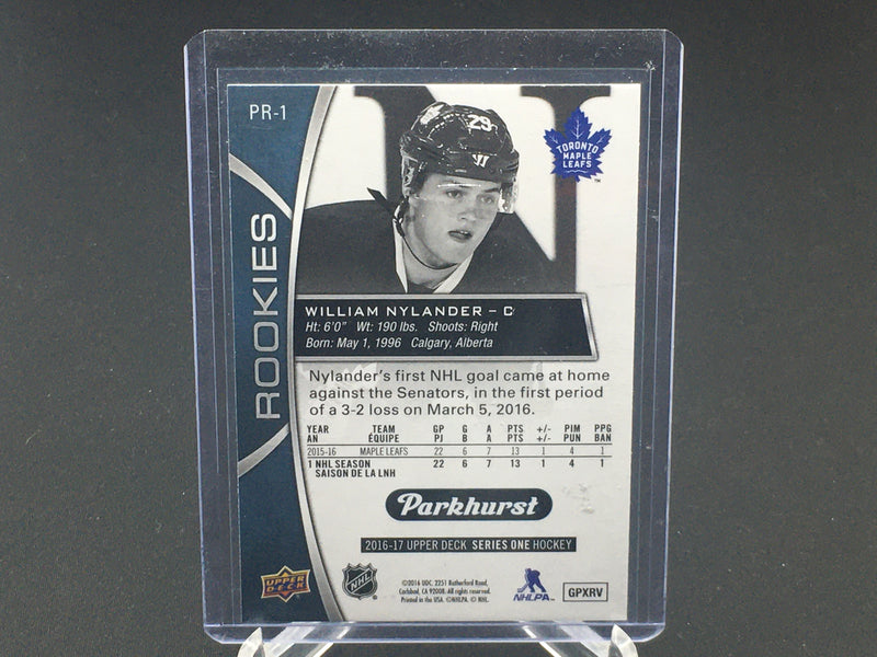 2016 UPPER DECK PARKHURST - BLUE - W. NYLANDER -