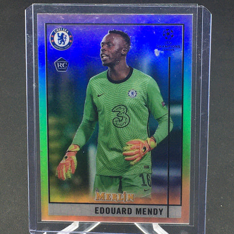 2020 TOPPS MERLIN UEFA CHAMPION'S LEAGUE - REFRACTOR - E. MENDY - #91 - RC