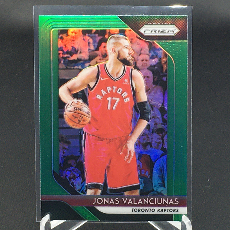 2018 PANINI PRIZM - GREEN PRIZM - SINGLES - SELECT YOUR PLAYER