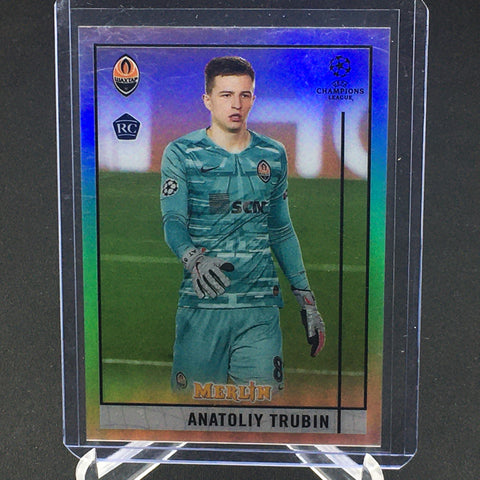2020 TOPPS MERLIN UEFA CHAMPION'S LEAGUE - REFRACTOR - A. TRUBIN - #26 - RC