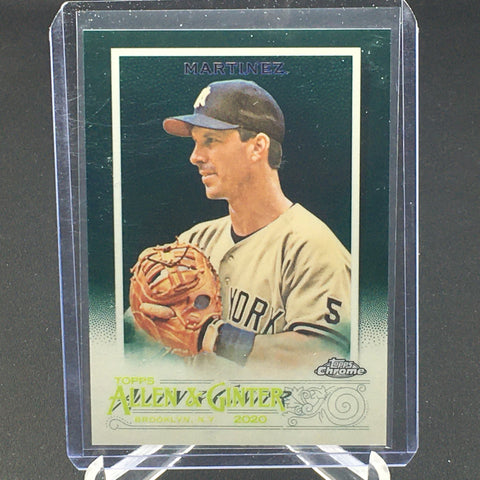 2020 TOPPS ALLEN & GINTER CHROME - GREEN REFRACTOR - T. MARTINEZ - #202 - #'D/99