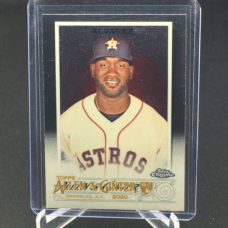 2020 TOPPS CHROME - ALLEN & GINTER - Y. ALVAREZ -